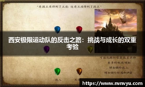 西安极限运动队的反击之路：挑战与成长的双重考验