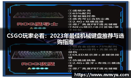 CSGO玩家必看：2023年最佳机械键盘推荐与选购指南
