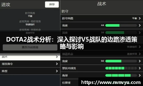 DOTA2战术分析：深入探讨V5战队的边路渗透策略与影响